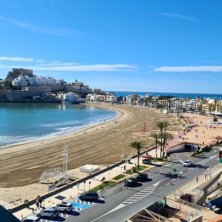 Apartamento Loft Primera Linea De Playa, Vistas Altas Mar Y Castillo Peniscola Exterior photo